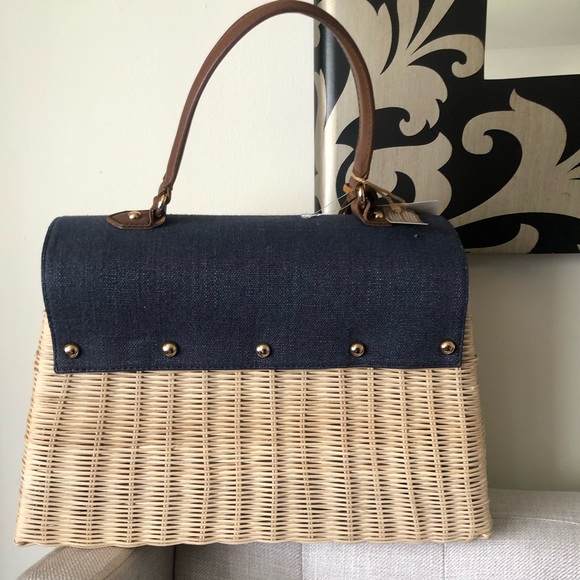 NWT Kontessa straw bag - Picture 2 of 3